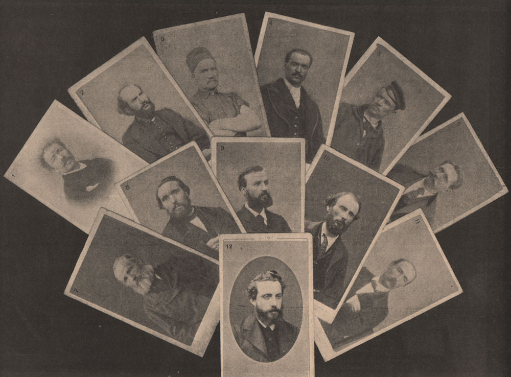 PARIS COMMUNE 1871 Okolowich Fossé Jacquemin Bernaert Mabille Lefèvre c1873